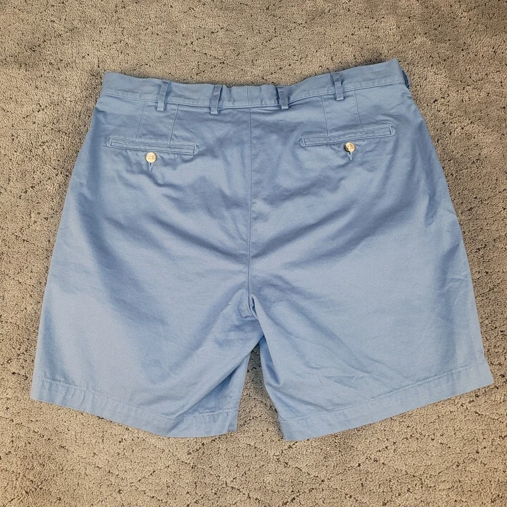 Peter Millar Shorts Mens 36 Blue Crown Pilot Twill Chino Pima Cotton Golf Casual